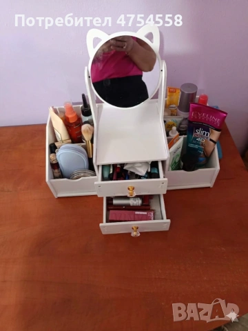 Козметичен органайзер,Cat Mirror , снимка 2 - Други - 54011617