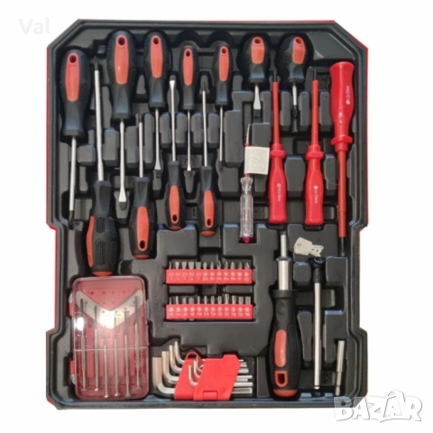 Професионален куфар с инструменти IF Tools BLACK GOLD 2024 – 599 части, CR-V стомана, снимка 6 - Куфари с инструменти - 53671543