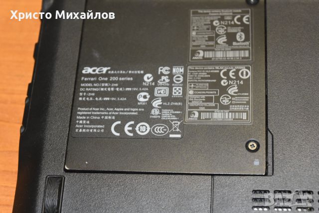 Acer Ferrari One 200 - за части , снимка 6 - Части за лаптопи - 46348555