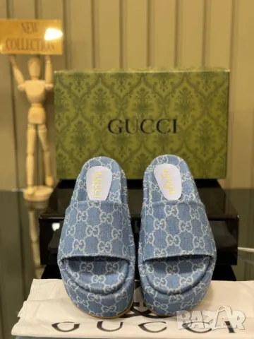 дамски чехли gucci , снимка 3 - Чехли - 46926722