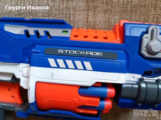 Бластер NERF N-STRIKE ELITE STOCKADE, снимка 4 - Електрически играчки - 45372904