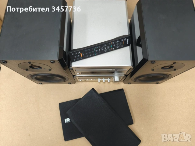 Аудио система Yamaha Ресивър RX-E100 Плеър CDX-E100 Тонколони NX-E100 и дистанционно , снимка 3 - Ресийвъри, усилватели, смесителни пултове - 53519328