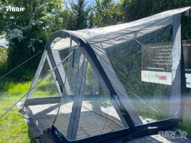 Надуваем, универсален форселт Sunncamp View Air 325 за каравана ,кемпер или ван. Тип тента -сенник, снимка 5 - Палатки - 54140886