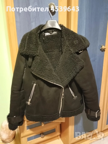 Зимно дамско яке кожух на ZARA размер S