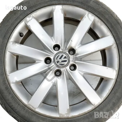 Алуминиеви джанти 5x112 с гуми R17 Volkswagen Golf VI 2008-2016 ID: 144998, снимка 4 - Гуми и джанти - 49644113