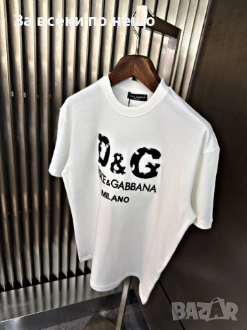 Dolce&Gabbana Мъжка Тениска👕Мъжка Блуза С Къс Ръкав Долче И Габана - 2 Цвята Код A1276, снимка 7 - Тениски - 53530688