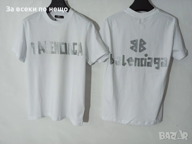 Balenciaga Мъжка Тениска👕Мъжка Блуза С Къс Ръкав - Различни Цветове Код Urban19, снимка 3 - Тениски - 53667372