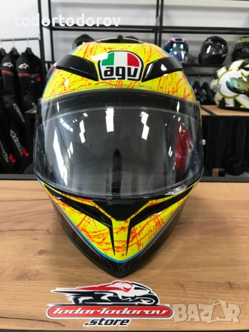 Мото каска AGV K3 SV-S, M-S 57см.,вгардени очила,много запазена, снимка 2 - Аксесоари и консумативи - 45906465