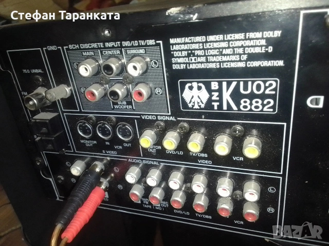 YAMAHA - 7 канален усилвател със радио тунер , снимка 10 - Ресийвъри, усилватели, смесителни пултове - 53157145