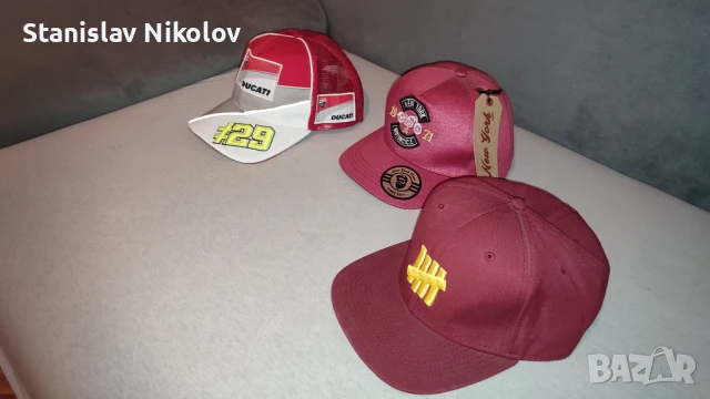 Лот от шапки с козирка - Undefeated; Ducati ; New York Motorcycles, снимка 2 - Шапки - 51344456