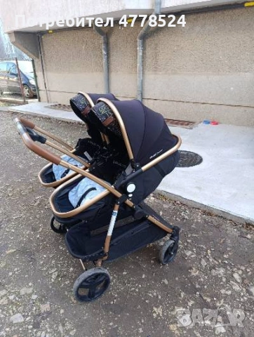 Количка за близнаци, снимка 5 - Детски колички - 53987702