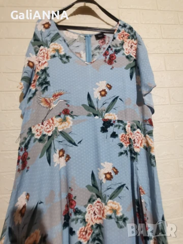 ДЪЛГА СТРАХОТНА РОКЛЯ ZIZI 3XL-4XL, снимка 7 - Рокли - 51009930