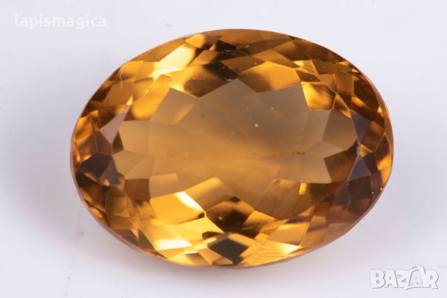 Цитрин 10.72ct VS овална шлифовка, снимка 1 - Други - 45120059