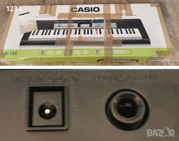 КАТО НОВ синтезатор клавир CASIO LK-136 пиано с плътни светещи клавиши 5 октави, снимка 10 - Синтезатори - 52049716