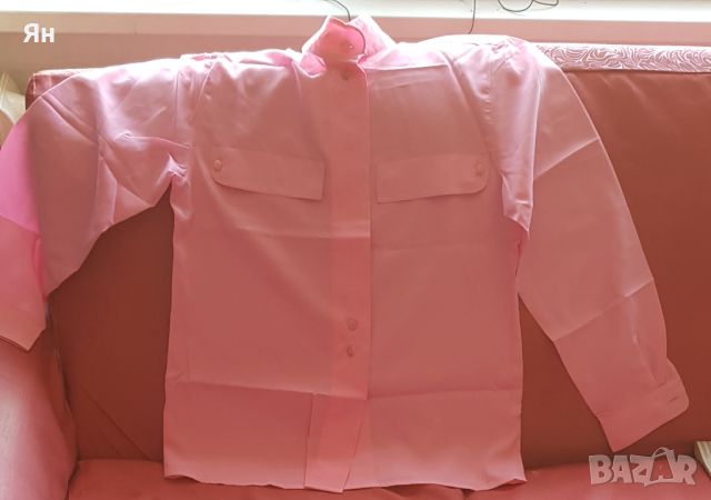 Дамска розова блуза  , снимка 1 - Блузи с дълъг ръкав и пуловери - 45132451