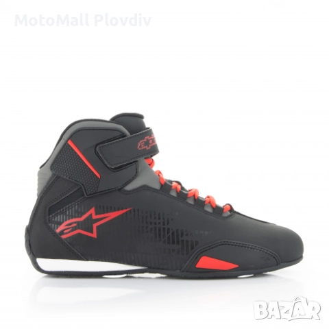 Мото боти ALPINESTARS SEKTOR BLACK/RED/GREY, снимка 3 - Аксесоари и консумативи - 51717473