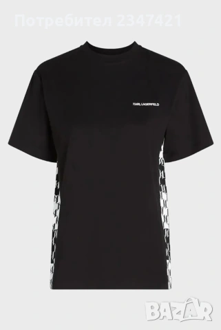 Дамска тениска Karl Lagerfeld размер L, снимка 2 - Тениски - 54267446