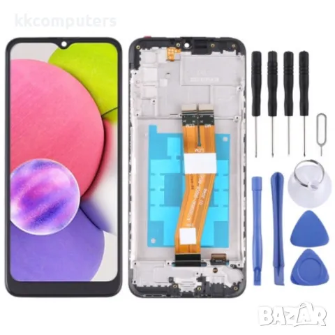 LCD Дисплей и Тъч Скрийн с рамка за Samsung Galaxy A03s SM-A037G