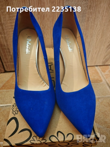 Дамски обувки от естествен велур