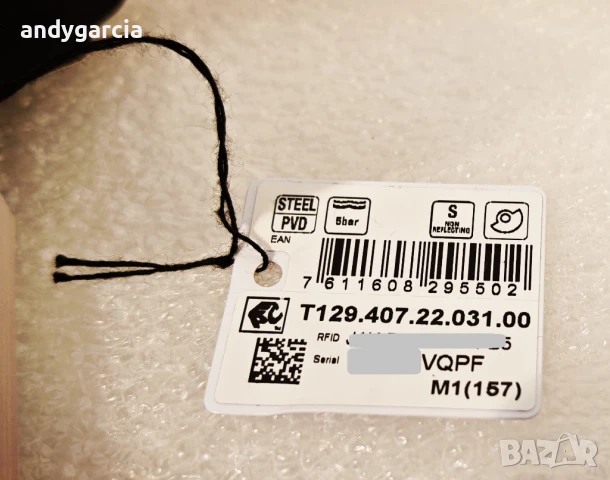 TISSOT CLASSIC DREAM SWISSMATIC T129.407.22.031.00 чисто нов часовник с 2 години гаранция, снимка 16 - Мъжки - 51119492