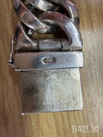 Buddha to Buddha Chain Big  -сребърна гривна, снимка 6 - Гривни - 50364843