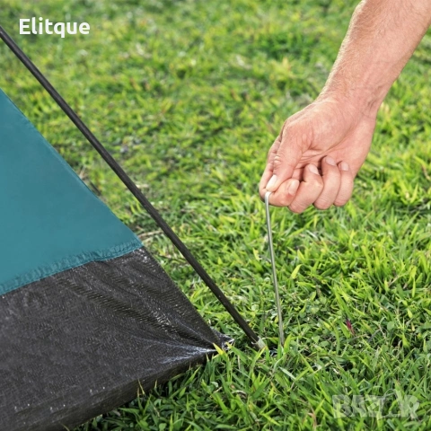 Двуместна лека къмпинг палатка с комарник и чанта за пренасяне, 205x145x100см, снимка 4 - Палатки - 54196027