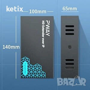 PW-DT243-RX HDMI екстендер през IP 150 м(само приемник), снимка 3 - Друга електроника - 53614923