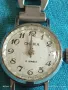 Стар механичен часовник дамски ЧАЙКА СССР 17 камъка за ремонт части КОЛЕКЦИЯ 31858, снимка 2