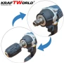 Комплект 4в1 KraftWorld Безчеткови Машини Гайковерт-винтоверт, Ъглошлайф и Перфоратор, снимка 4