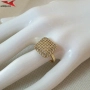 Пръстен с 14К златно покритие 224826, снимка 4