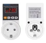 Automatic Voltage Protector Socket AC 220V Adjustable 16A Power Surge Protector Voltage Safe Protect, снимка 13