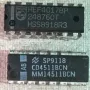 IC, Driver & Сounter 7 segment,BCD - CD4017,CD4026,CD40110,CD4511,CD4518, снимка 2