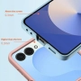 Силиконов кейс bSmart Silicone Cover, За Samsung Galaxy Z Flip7, Пепел от рози и Протектор, снимка 2