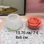 Силиконов молд 3D дълбока роза/ божур/ розичка различни видове, снимка 5