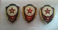 Три вида на Знак Отличен войник от Съветската армия. алум. цена за всичко., снимка 1