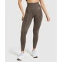 Gymshark Vital Seamless 2.0 Leggings Brown Marl - дамски фитнес клин С, снимка 2