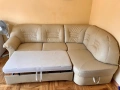 Ъглов диван с ракла и функция сън, снимка 3