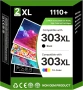 Мастилени касети 303XL, черна и цветна, за принтери HP, снимка 1