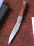 Сгъваем нож с кожена калъфка 53806, снимка 11