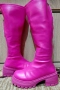 Цикламени ботуши, 35 н, снимка 1
