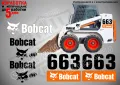 BOBCAT 450 стикери надписи, снимка 12