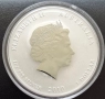 1 oz, Цветен лунар, 2010, Година на тигъра, снимка 3
