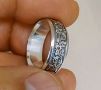 Мъжки сребърен пръстен, сребърен пръстен, сребърна халка, мъжки пръстен, снимка 1 - Пръстени - 45776109