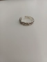 Сребърен пръстен-халка 925 чистота на пробата, снимка 4
