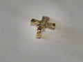 Златна висулка(кръст) 0.72гр., снимка 2