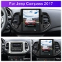 Мултимедия за Jeep Compass 2017,  9.7" тип TESLA, вертикална Навигация, 2DIN, плеър, стил Тесла, снимка 2