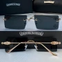 CHROME HEARTS мъжки слънчеви очила правоъгълни, снимка 1
