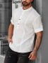 Бяла Мъжка Риза - 100% Памук XL, снимка 1