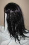 Перука от изкуствена коса 70 см черна права, отлична, снимка 5