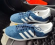 Чисто нови Adidas Gazelle blu navy N44 28.5 подметка 120лв , снимка 7